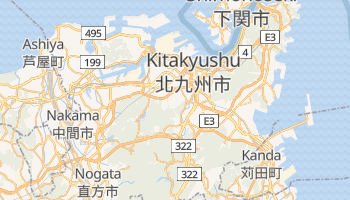 Mapa online de Kitakyushu para viajantes
