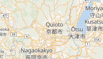 Mapa online de Quioto para viajantes