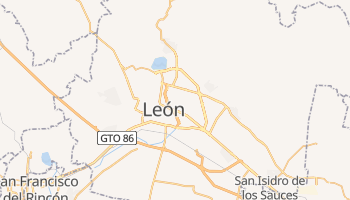 Mapa online de León para viajantes