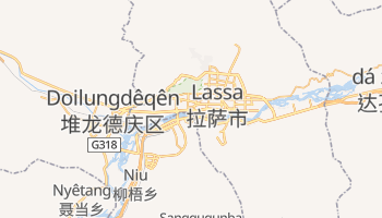 Mapa online de Lhasa para viajantes