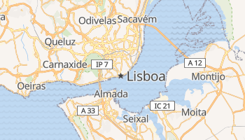 Mapa online de Lisboa para viajantes