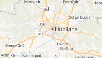 Mapa online de Ljubljana para viajantes