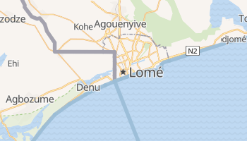 Mapa online de Lomé para viajantes