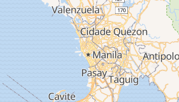 Mapa online de Manila para viajantes