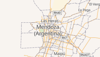 Mapa online de Mendoza para viajantes