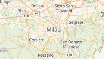 Mapa online de Milão para viajantes