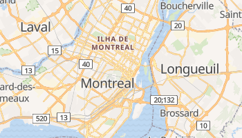 Mapa online de Montreal para viajantes