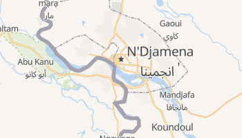 Mapa online de N'Djamena para viajantes