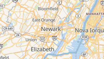 Mapa online de Newark para viajantes