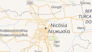 Mapa online de Nicósia para viajantes