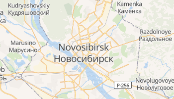 Mapa online de Novosibirsk para viajantes