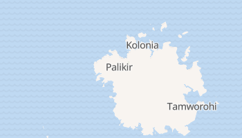 Mapa online de Kolonia para viajantes
