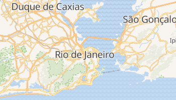 Mapa online de Rio de Janeiro para viajantes