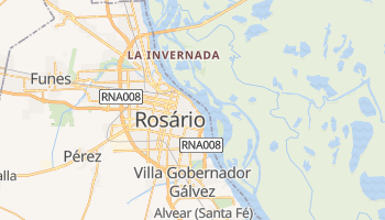 Mapa online de Rosario para viajantes