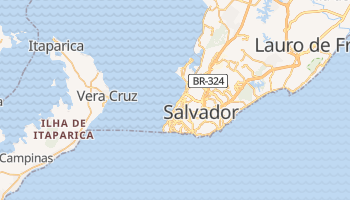 Mapa online de Salvador para viajantes