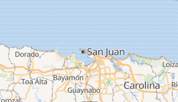 Mapa online de San Juan para viajantes