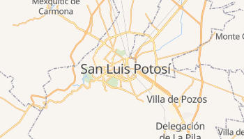 Mapa online de San Luis Potosi para viajantes