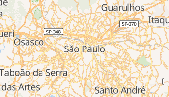 Mapa online de Sao Paulo para viajantes