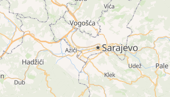 Mapa online de Sarajevo para viajantes