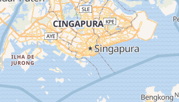 Mapa online de Cingapura para viajantes