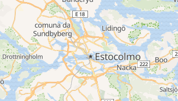Mapa online de Estocolmo para viajantes
