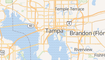 Mapa online de Tampa para viajantes
