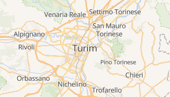 Mapa online de Turim para viajantes