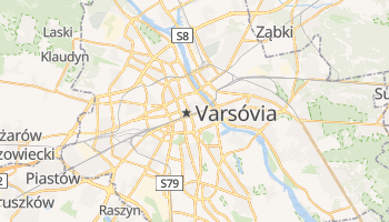Mapa online de Varsóvia para viajantes