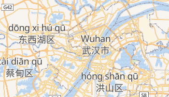 Mapa online de Wuhan para viajantes