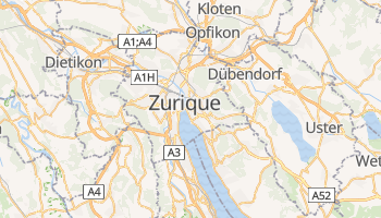 Mapa online de Zurique para viajantes