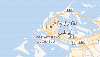 Абу-Даби - детальная карта