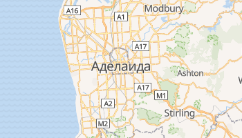 Аделаида - детальная карта