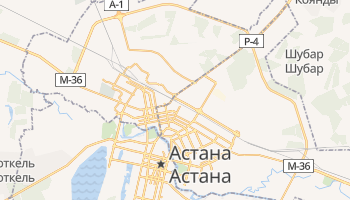 Астана - детальная карта
