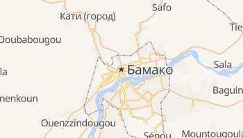 Бамако - детальная карта