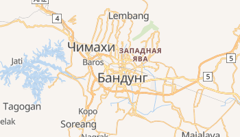 Бандунг - детальная карта