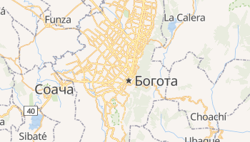 Богота - детальная карта