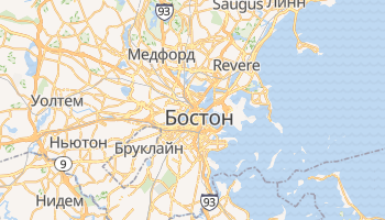 Бостон - детальная карта