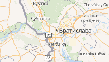 Братислава - детальная карта