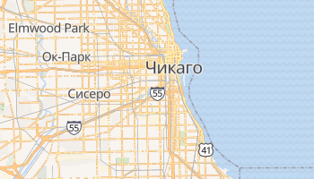 Чикаго - детальная карта