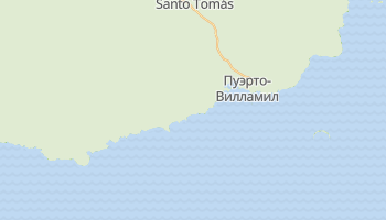 Галапагосские острова - детальная карта