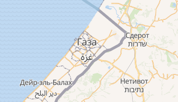 Газа - детальная карта
