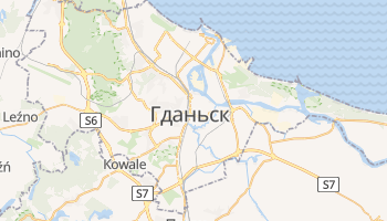Гданьск - детальная карта