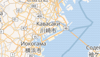 Кавасаки - детальная карта