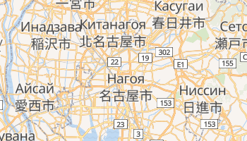 Нагоя - детальная карта