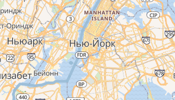 Нью-Йорк - детальная карта