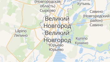 Новгород - детальная карта