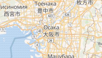 Осака - детальная карта