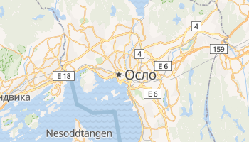 Осло - детальная карта
