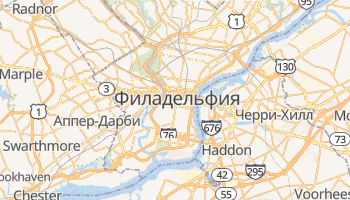 Филадельфия - детальная карта