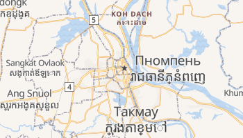Пномпень - детальная карта